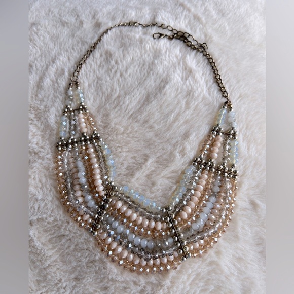 Elegant Multi-Strand Pearl Necklace - Picture 1 of 10